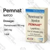 Pemnat 100 mg and 500 mg pemetrexed injection vials for lung cancer chemotherapy