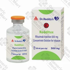 Reditux 500 mg rituximab injection vial 500 mg/50 mL for IV infusion